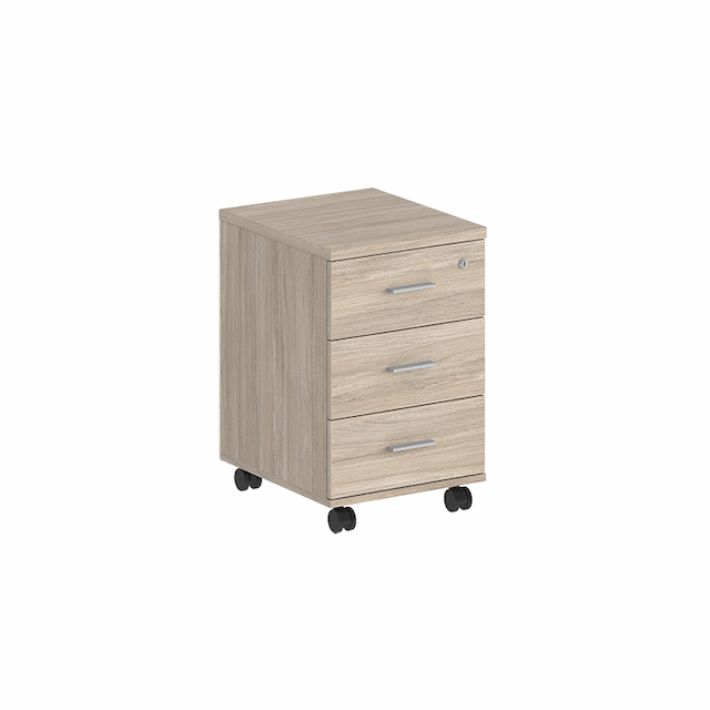 Тумба мобильная с 3 ящ. и центральным замком Norden Сигма SG.612.OL.OL