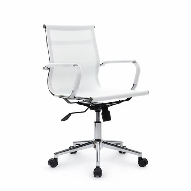 Кресло офисное Riva Chair Hugo (6001-2SE) белый
