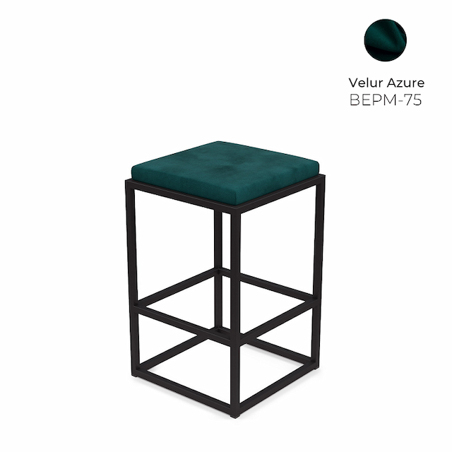 Барный стул Алсав Верм-75 AL 302 Velur-Azure