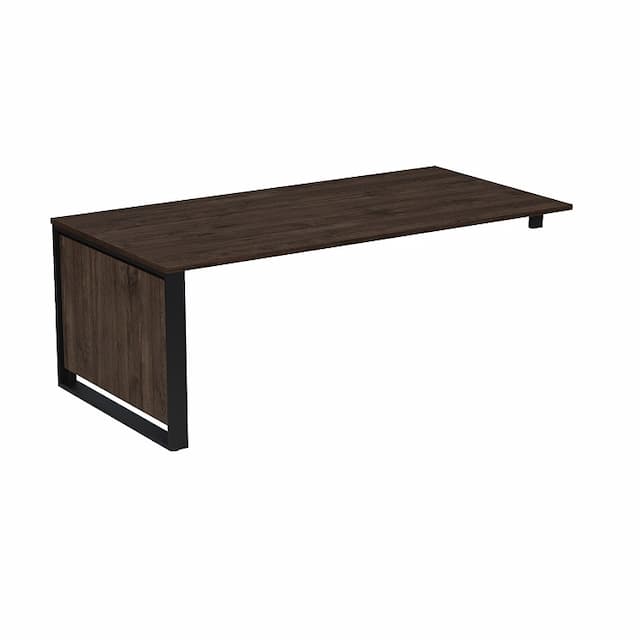 Стол рабочий с опорным кронштейном Алсав MAGNETIC 15СО.2010 (2000х1000х750) брауни/graphit