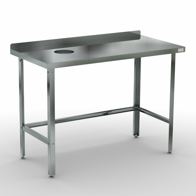 Стол для сбора пищевых отходов с бортом КОБОР СРОБ-100/60/430 Л/П