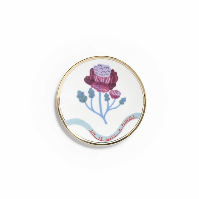 Тарелка Ø 15 см Bitossi Botanica BOT00271 Geranio