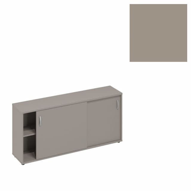Шкаф-купе низкий (для 2-х столов 80) Юнитекс А4 (164.4x36.4x75.6) А4 332 МП мокко премиум