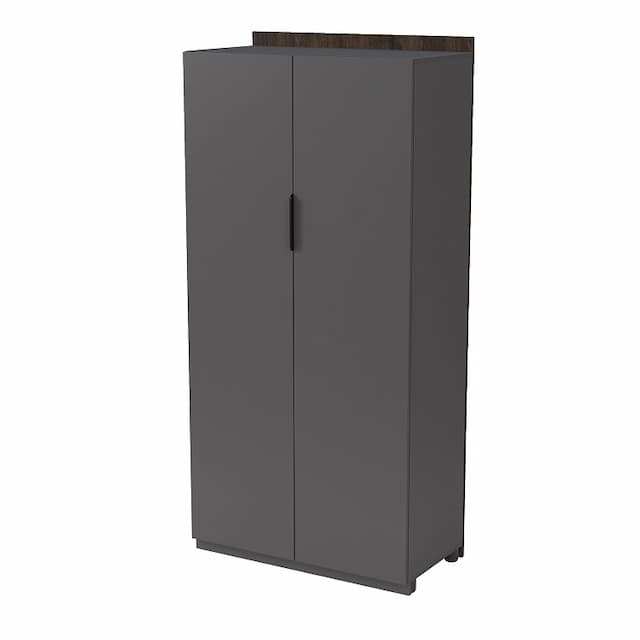 Модуль шкафа средний Алсав MAGNETIC 15ШД-С.189 (868х460х1828) брауни/graphit